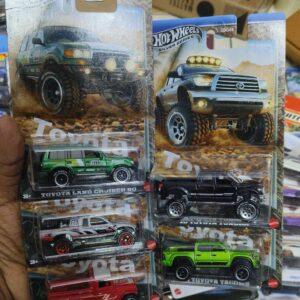 Hot wheels Toyota Truck Set Set of 5