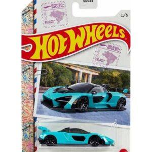 Hot Wheels World Class Racers McLaren Senna Light Blue