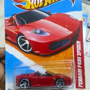 Hot Wheels Ferrari Ferrari F430 Spider USA IMPORTS (2010 Year card)