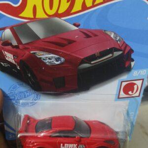 Hot wheels 2021 LB Silhouette Works GT Nissan 35GT-RR Ver 2 Liberty walk Red (US CARD)