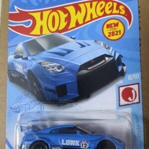 Hot wheels 2021 LB Silhouette Works GT Nissan 35GT-RR Ver 2 Liberty walk Blue (US Card)