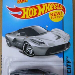 Hot Wheels LaFerrari Silver HW CITY (Imported card) Comes with Premium protector